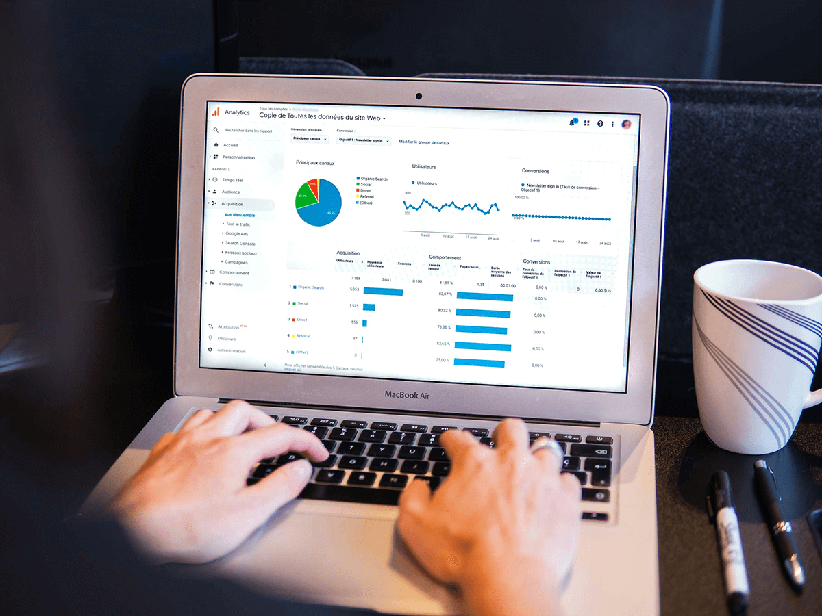 Track user behavior, page performance, and engagement with Google Analytics.