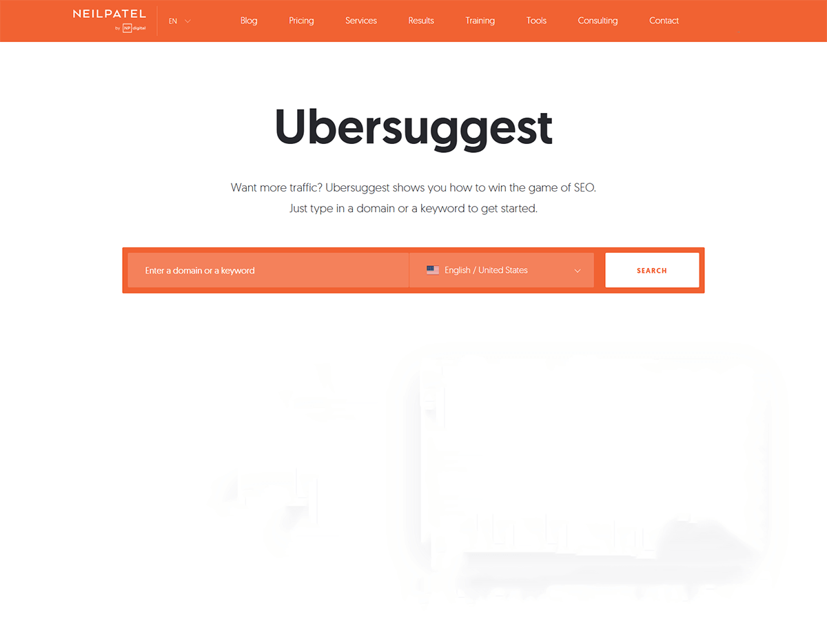 Affordable and approachable, Ubersuggest helps you discover search trends and competitor opportunities.