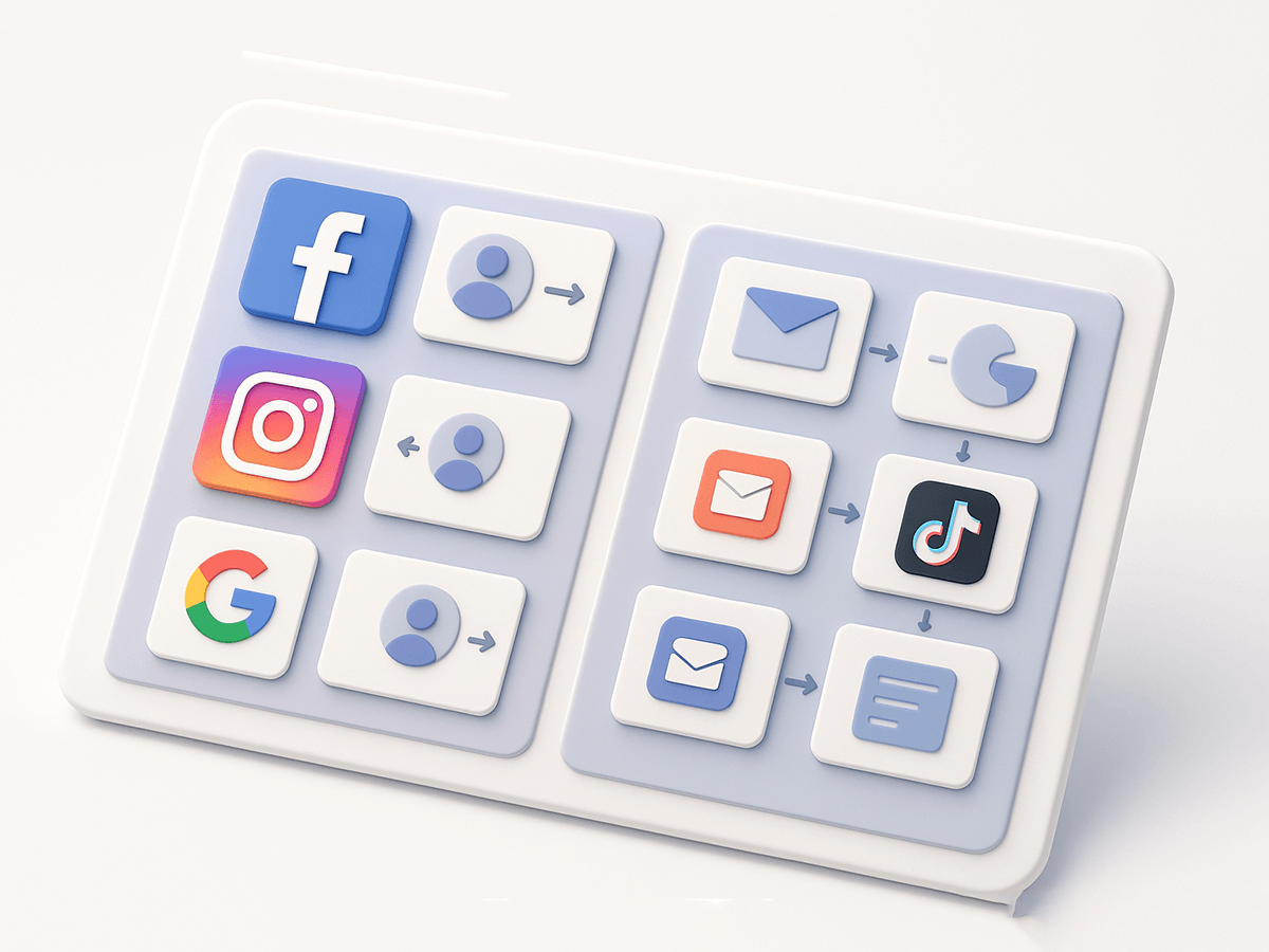 Choose marketing channels that align with your audience and deliver the right message at the right time.