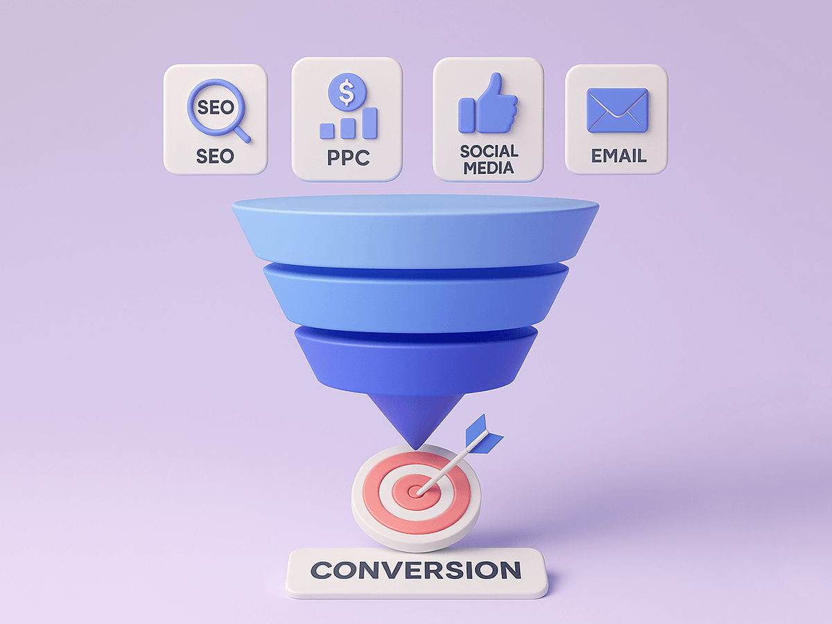 A digital marketing campaign uses online channels to help people take a specific action.