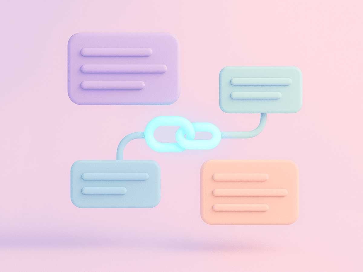 Visual of matching anchor text with linked content, showing best practices to optimize anchor text.